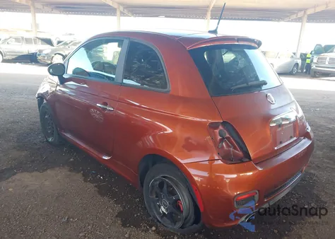 2012 Fiat 500 Sport из США, поврежденный, VIN 3C3CFFBR7CT366351